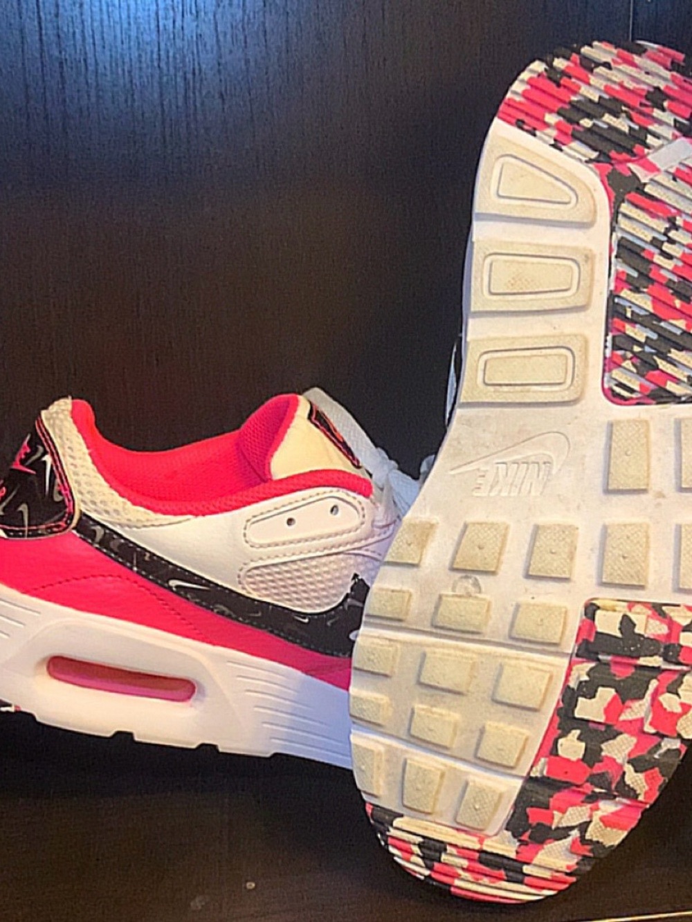 Nike Air Max SC Pink Multi Swoosh DM8078-100 Women’s Sneakers Size 7 - Picture 6 of 7